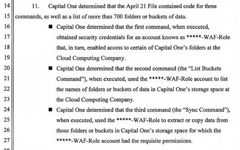 Early Lessons from the Capital One Data Breach